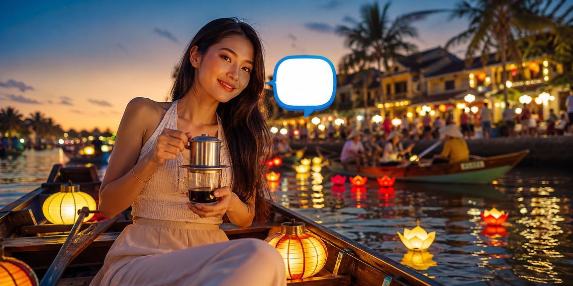 Người hâm mộ bóng rổ tại Hội An xem kèo cược bên ly cà phê buổi sáng